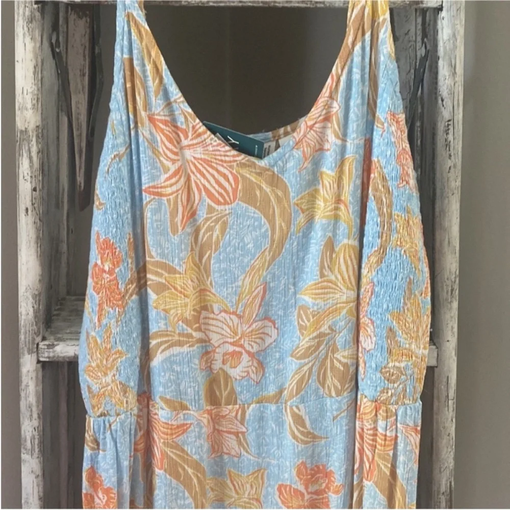 Roxy Land Of All Strappy Midi Dress - Picture 6 of 7